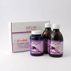 LUI o LEI kit DONNA - 3 CONFEZIONI (3x120 caps + 6x3001800ml)