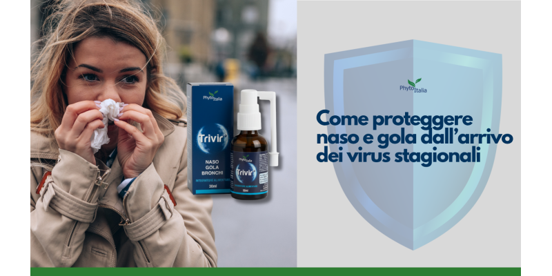 Come proteggere naso e gola dall’arrivo dei virus stagionali